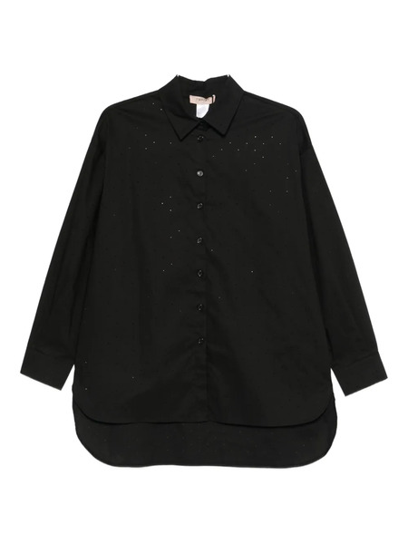  Twinset Embellished Button Shirt - Black 