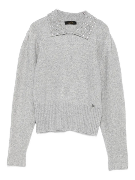  Twinset Embellished-collar Sweater - Grey 