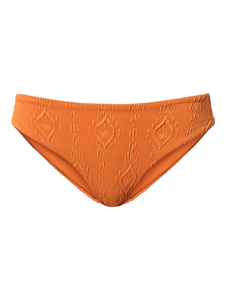  Twinset Embossed-pattern Bikini Bottom - Orange 