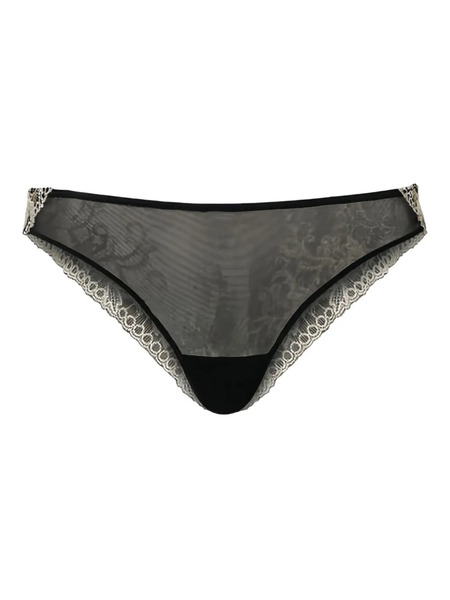  Twinset Embroidered Briefs - Black 