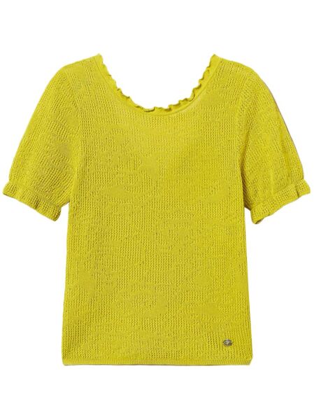  Twinset Floral Jacquard Top - Yellow 