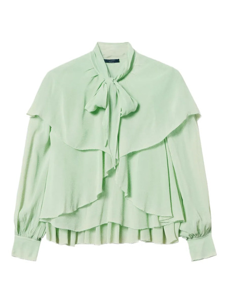  Twinset Flounces Blouse - Green 