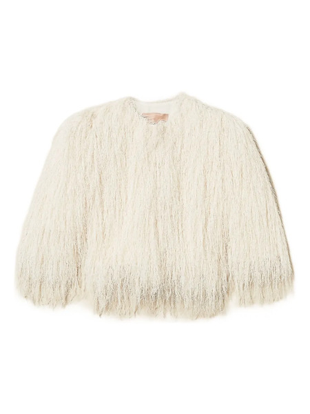  Twinset Fringe-trimmed Jacket - Neutrals 