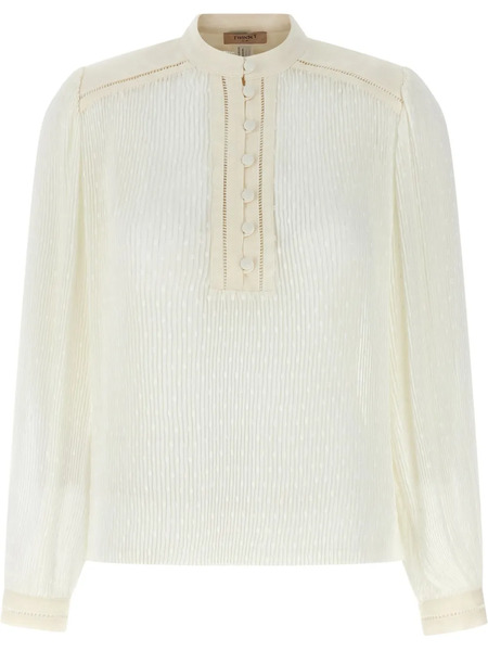  Twinset Georgette Blouse - White 