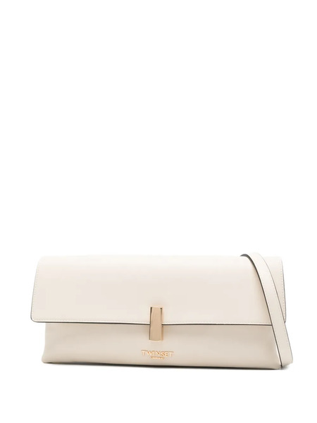  Twinset Gold-tone-hardware Clutch Bag - Neutrals 