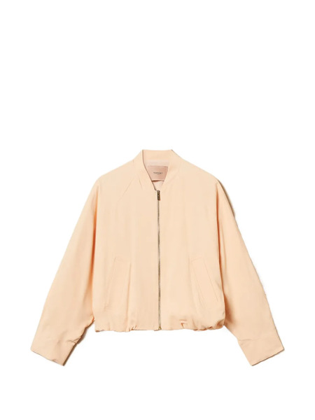  Twinset Kimono-sleeve Bomber Jacket - Neutrals 