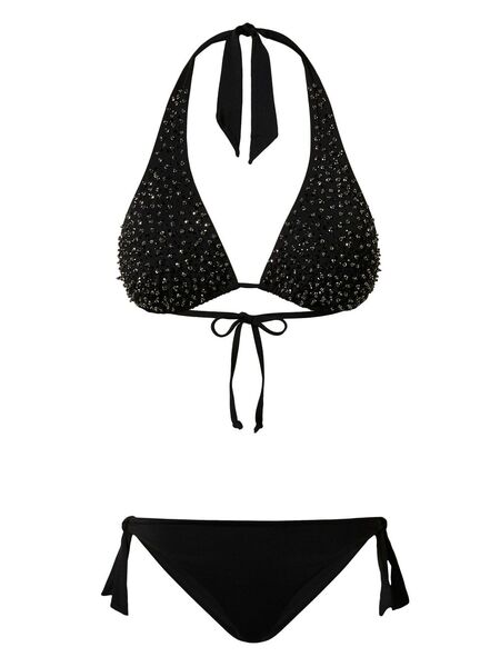 Twinset Knitted Bikini Set - Black 