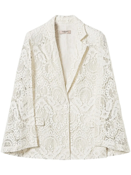  Twinset Lace Blazer - White 