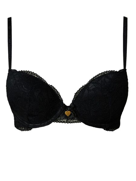  Twinset Lace Push-up Bra - Black 