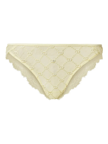  Twinset Lace-trimmed Briefs - Yellow 