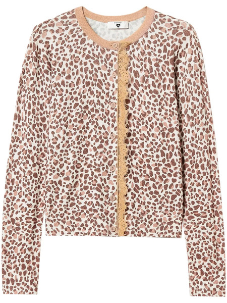  Twinset Leopard-print Cardigan - Neutrals 