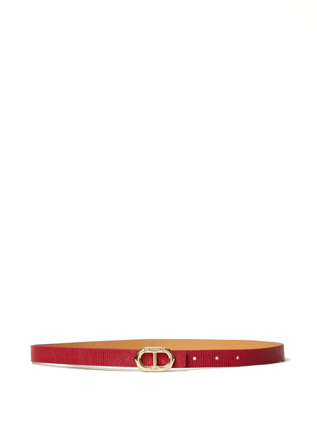  Twinset Logo-buckle Belt - Red 