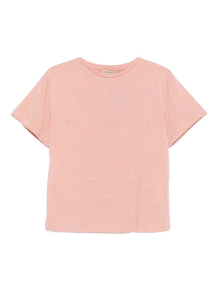  Twinset Logo-pattern T-shirt - Pink 