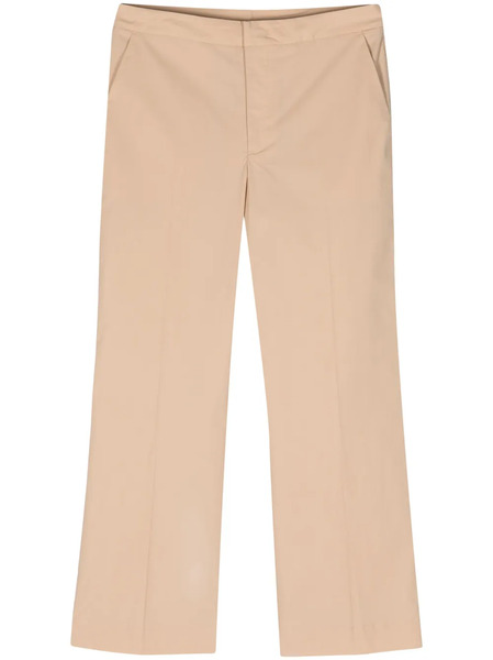  Twinset Logo-plaque Cropped Trousers - Neutrals 