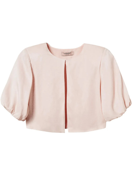  Twinset Logo-plaque Jacket - Pink 