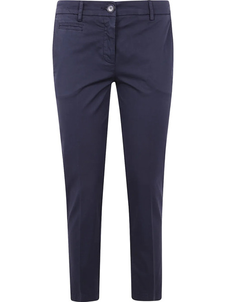  Twinset Logo-plaque Trousers - Blue 