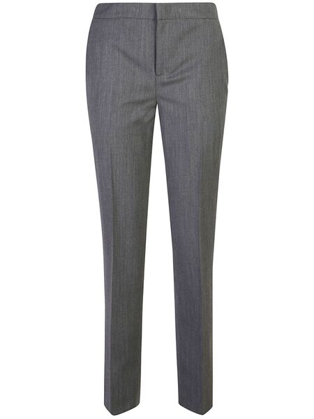  Twinset Logo-plaque Trousers - Grey 