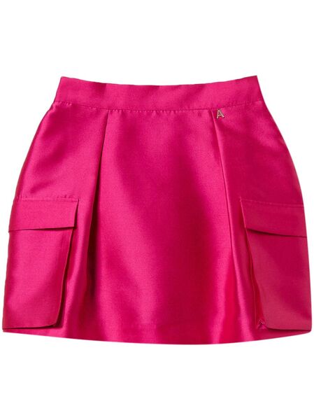  Twinset Mikado Mini Skirt - Pink 