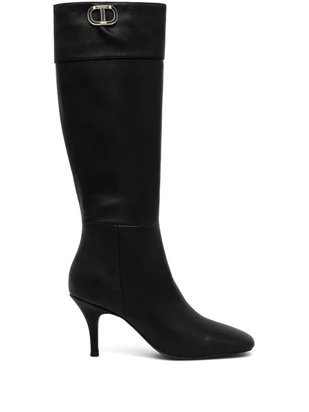  Twinset 85mm Oval T Boots - Black 