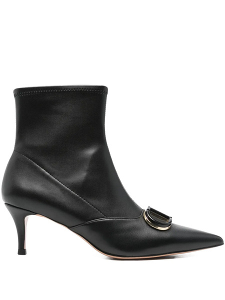  Twinset 60mm Pointed-toe Ankle Boots - Black 