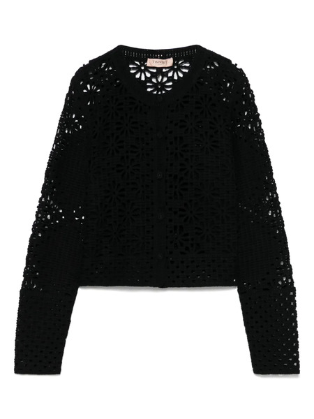  Twinset Open-knit Cardigan - Black 