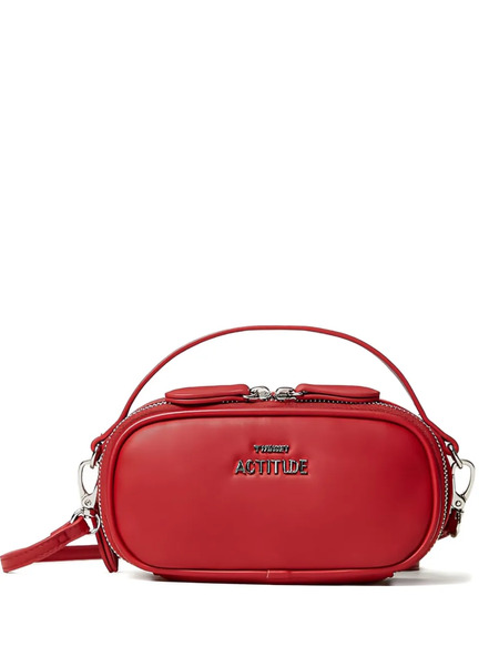  Twinset Oval Double-zip Mini Bag - Red 