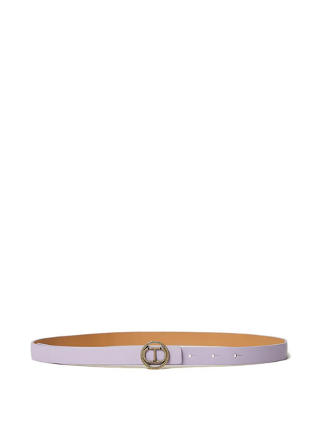 Twinset Oval-t Buckle Belt - Purple 