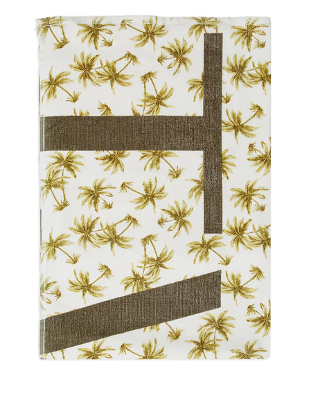  Twinset Palm-tree Beach Towel - Neutrals 