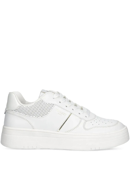  Twinset Perforated Detailing Trainers - White 