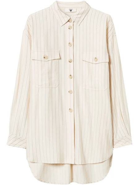  Twinset Pinstripe-pattern Shirt - Neutrals 