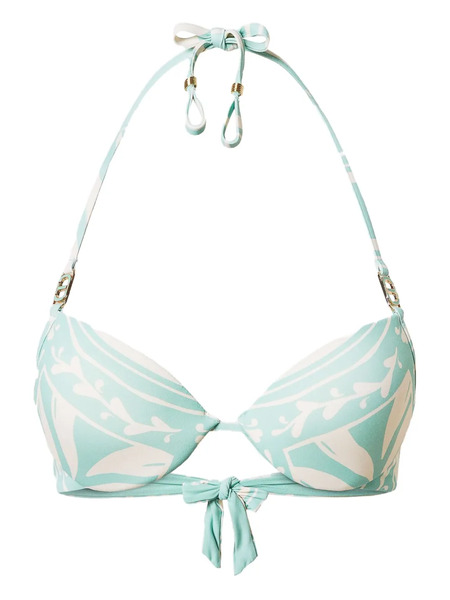  Twinset Printed Triangle Bikini Top - Green 