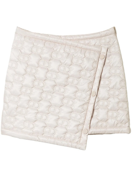  Twinset Quilted Oval T Miniskirt - Neutrals 