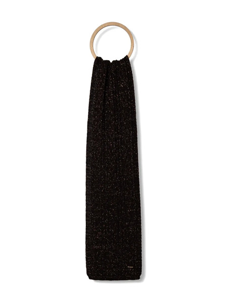  Twinset Ribbed Scarf - Brown 