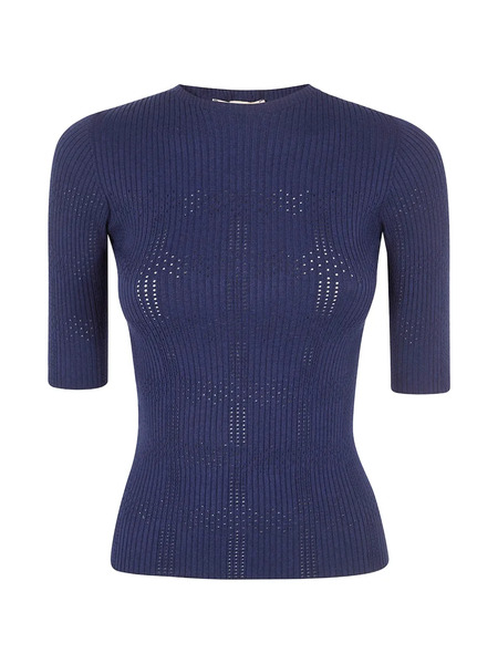  Twinset Ribbed Top - Blue 
