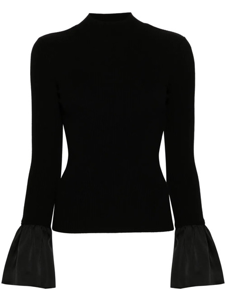  Twinset Roll-neck Ribbed Sweater - Black 
