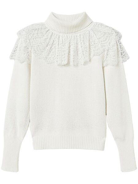  Twinset Roll-neck Sweater - White 
