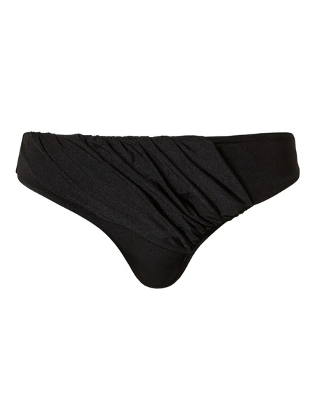  Twinset Ruched Bikini Bottoms - Black 
