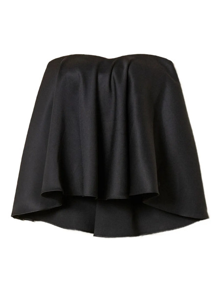  Twinset Satin Bustier Top - Black 