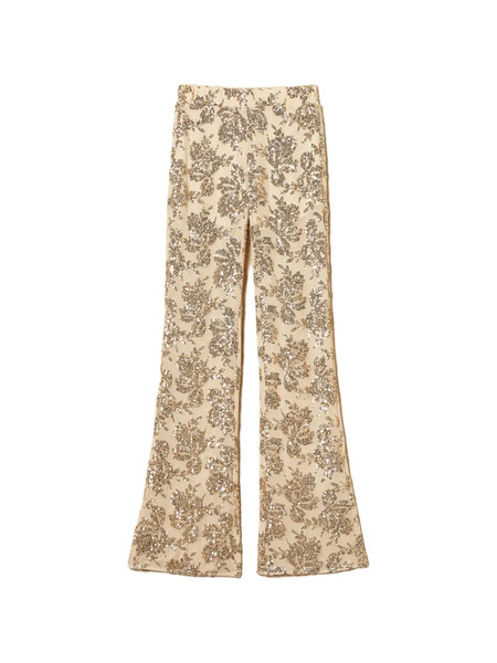  Twinset Sequin-embellished Trousers - Neutrals 