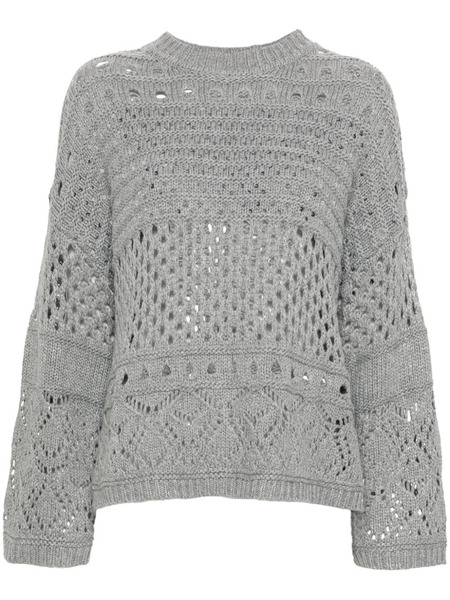  Twinset Sequin Jumper - Grey 