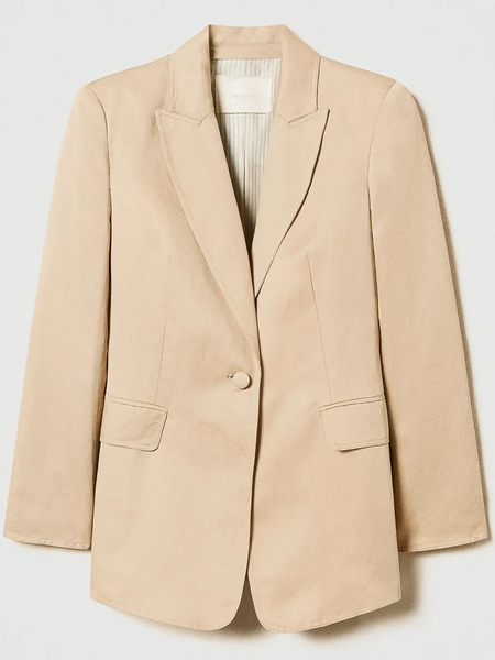  Twinset Single-breasted Blazer - Neutrals 