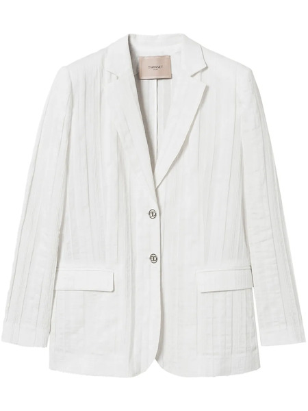  Twinset Single-breasted Blazer - White 