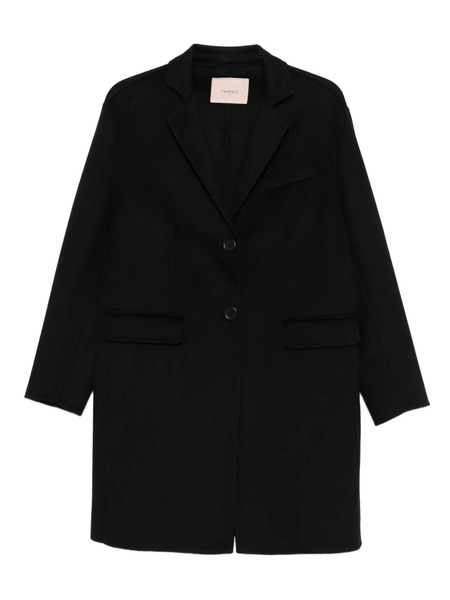  Twinset Single-breasted Coat - Black 