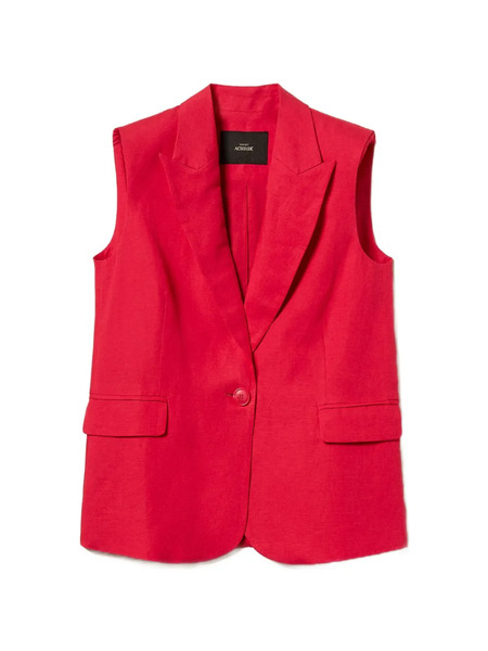  Twinset Single-breasted Waistcoat - Red 