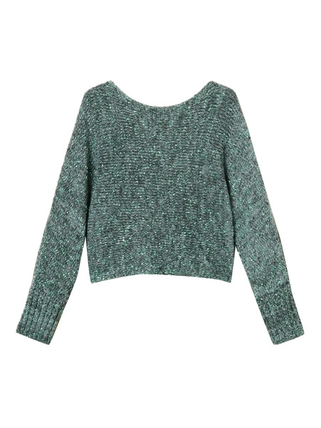  Twinset Speckled Boat-neck Sweater - Green 