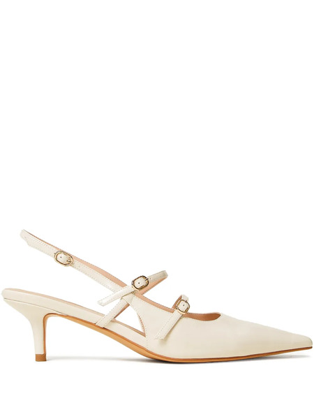  Twinset Strappy Slingback Pumps - Neutrals 