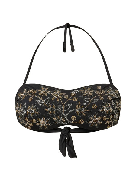  Twinset Studs Bandeau Bikini Top - Black 