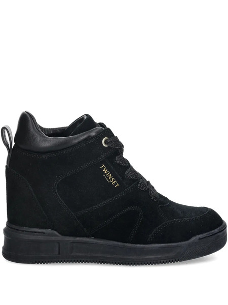  Twinset Suede Sneakers - Black 