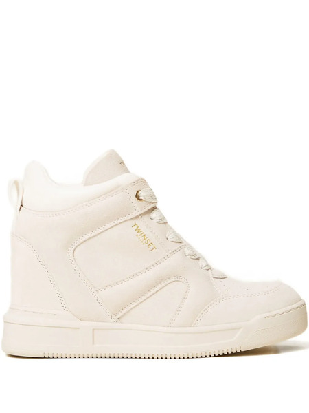  Twinset Suede Sneakers - Neutrals 