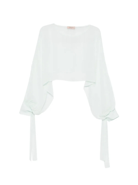  Twinset Tie-sleeve Knitwear - Blue 